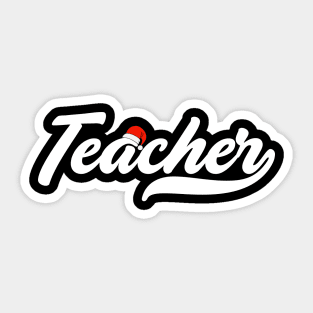 Christmas Teacher Sticker